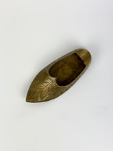 Load image into Gallery viewer, Vintage Engraved Brass Shoe Ashtray
