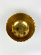 Load image into Gallery viewer, Vintage Spiral Brass Pedestal Bowl
