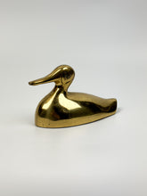 Load image into Gallery viewer, Vintage Brass Duck
