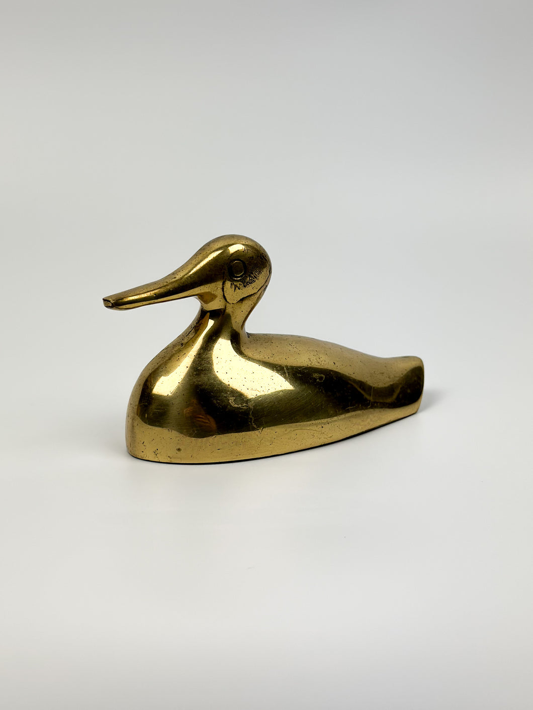 Vintage Brass Duck