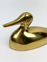 Load image into Gallery viewer, Vintage Brass Duck
