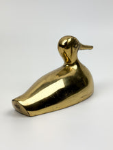 Load image into Gallery viewer, Vintage Brass Duck
