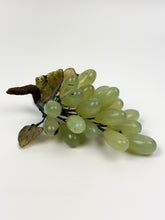 Load image into Gallery viewer, Vintage MCM Hand Carved Jade Grape Bunch
