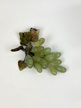 Load image into Gallery viewer, Vintage MCM Hand Carved Jade Grape Bunch
