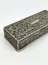 Load image into Gallery viewer, Vintage Godinger Silver Plated Repousse Jewelry Box
